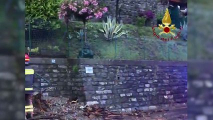 Maltempo, in provincia di Como smottamenti e destriti sulle strade