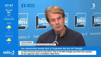 Vincent Debès, président de l'Association des maires du Bas-Rhin