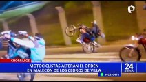 Chorrillos: vecinos piden sancionar a motocilistas que alteran el orden en el distrito