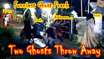 Funniest Ghost Prank, Two Ghosts Throw Away