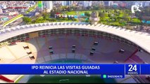 IPD reinicia las visitas guiadas al Estadio Nacional