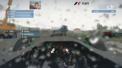 walaupun kena PHP podium 2 namun Jenson Button tetap berhasil raih podium 3 dikala hujan | F1 2013