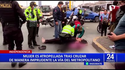 Cámaras registran constantes accidentes en la Av. Túpac Amaru en Independencia