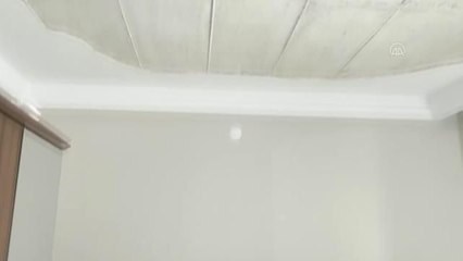 Sincan'daki bir dairenin tavan alçıları ikinci kez çöktü