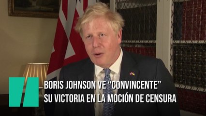 Johnson ve "convincente" su victoria y apuesta por "seguir adelante"