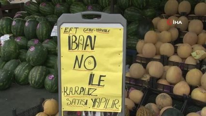 Vatandaşlar nakit taşımayınca, esnaf çareyi EFT ve havale yoluyla ödemede buldu