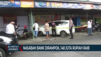 Nasabah Bank di Jember Dirampok, 148 Juta Rupiah Raib