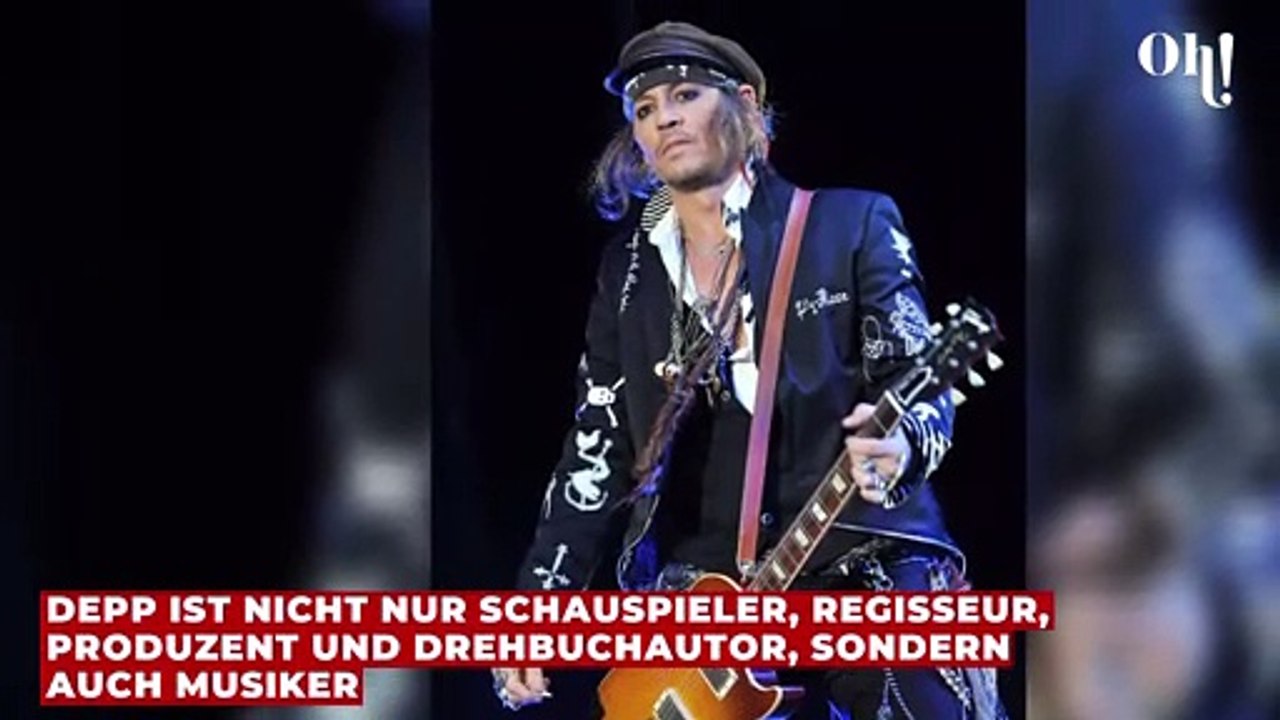 Johnny Depp zurück auf der Bühne an der Seite von Orelsan, Francis Cabrel und Louane
