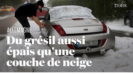 De la "neige" tombe en Bavière à quelques jours de l'arrivée de l'été