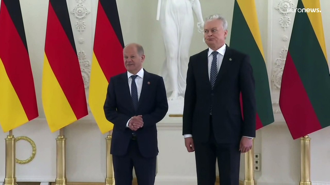 NATO-Verstärkung in Litauen: Scholz sagt Hilfe zu