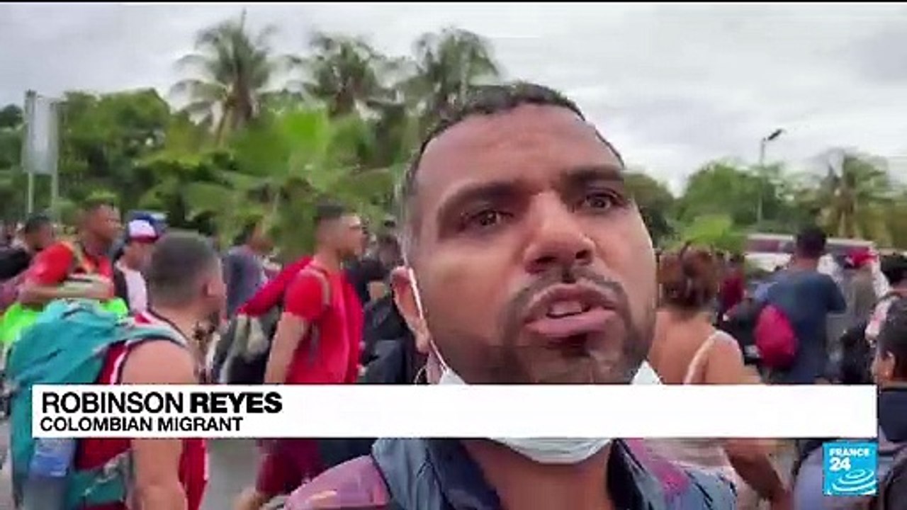 Migrant caravan sets out in southern Mexico