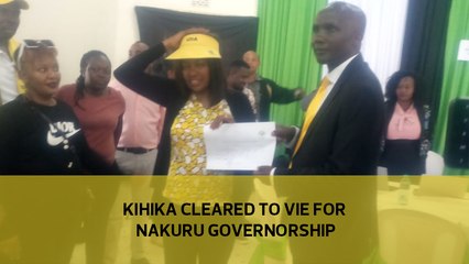Kihika cleared to vie for Nakuru governor