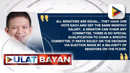 Senator-elect Robin Padilla, nakatakdang pamunuan ang Committee on Constitutional Amendment sa 19th Congress; Ilang mambabatas, ipinagtanggol ang bagong senador
