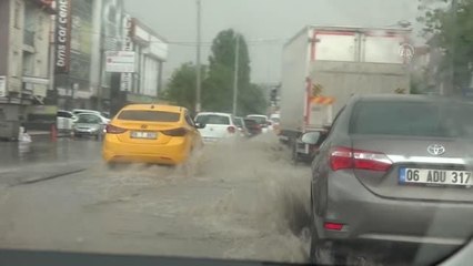 Başkentte sağanak ve dolu etkili oldu (11)