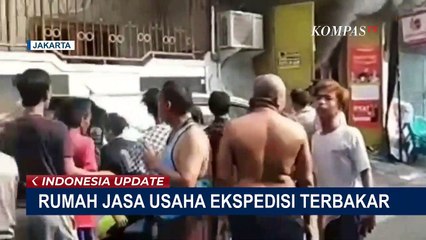 Rumah Agen Jasa Ekspedisi di Jakbar Kebarakan, 15 Damkar Dikerahkan