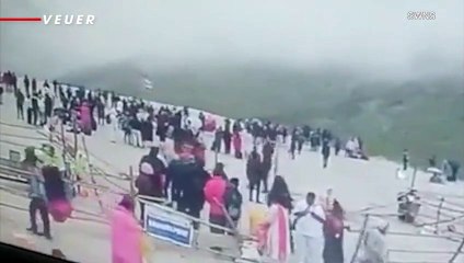 That Was a Close One: Helicopter Almost Crashes Before Pilot Makes a Recovery