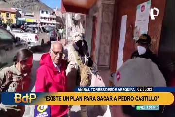 Aníbal Torres defiende a Pedro Castillo: “Existe un plan para sacar al presidente"