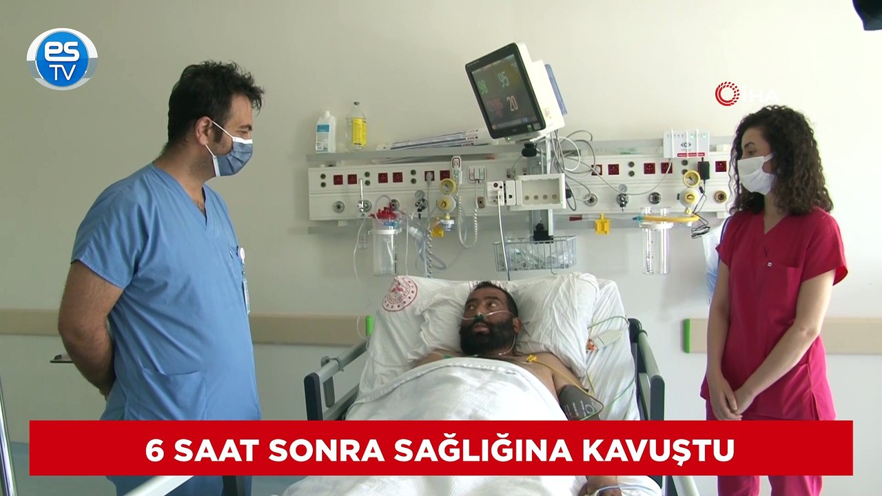 6 saat sonra sağlığına kavuştu