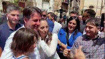 Comunali a Palermo, visita di Conte a Borgo Vecchio