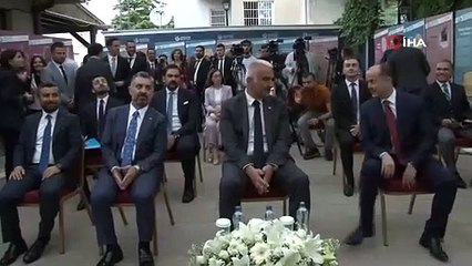 Bakan Ersoy’un katıldığı programda alanı su bastı