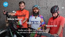 Meet three friends cycling from Tajikistan to Saudi Arabia via UAE