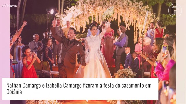Casamento do filho de Luciano Camargo emociona cantor; festa reúne famosos e sertanejos em Goiânia
