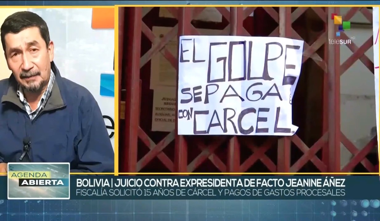 Prosigue juicio en Bolivia contra expresidenta de facto Jeanine Añez