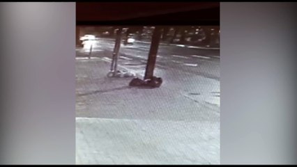 Nova imagem ressalta força de colisão entre carro e moto na Avenida Brasil
