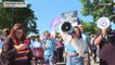 ABD'de kürtaj kararı öncesi mahkeme önünde iki karşıt görüşlü eylem