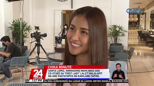 Sanya Lopez, aminadong mami-miss ang co-stars sa first Lady lalo't nalalapit na ang pagtatapos ng kanilang taping | 24 Oras
