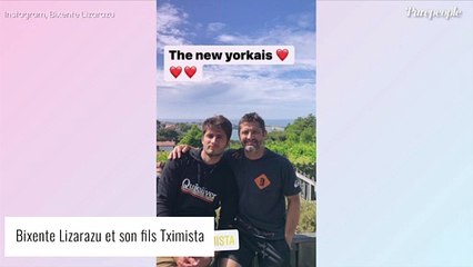 Bixente Lizarazu : Retrouvailles avec son fils Tximista, beau gosse "new-yorkais"