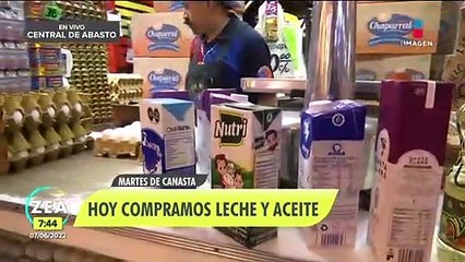 Así el precio de la leche y aceite en la Central de Abasto de la CDMX