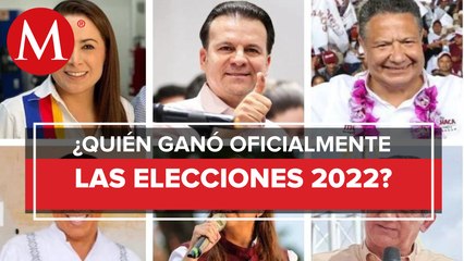 Ellos son los ganadores de la elección a gobernador en seis estados