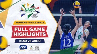 DLSU vs. Ateneo round 2 highlights | UAAP Season 84 Women's Volleyball