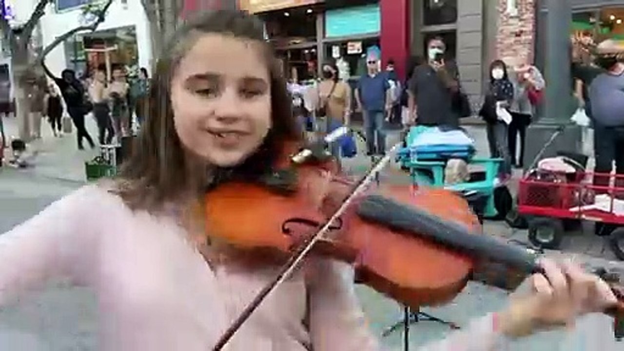 Even a LADY on a WHEELCHAIR is DANCING _ Jerusalema - Karolina Protsenko & Daniele Vitale Sax