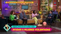 Michelle Salas ayuda a mujeres violentadas vendiendo parte de su clóset