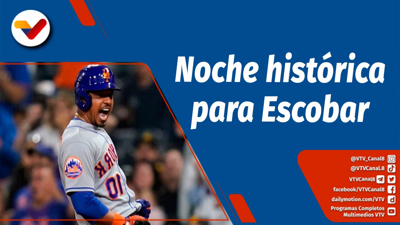 Deportes VTV | Eduardo Escobar hace historia al...