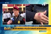 Extranjera muerde en la mano y patea en la cara a dos policías durante operativo en Los Olivos