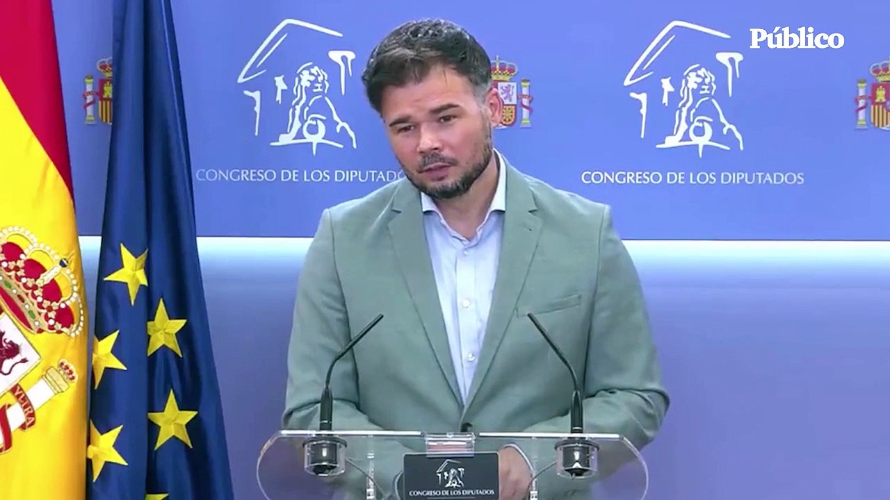 Vídeo | La irónica respuesta de Gabriel Rufián...
