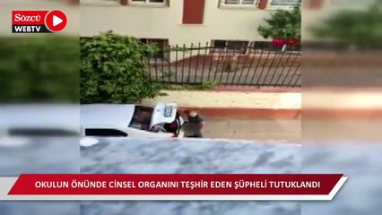 Okul önünde çirkin olay