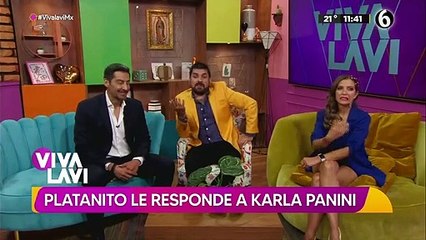 "Jamás mandé a maltratar a un amigo" :Platanito le responde a Karla Panini
