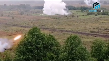 Russia Reuses (TOS-1A HEAVY FIRE BURST) Sending Ukrainian Militants To Hell.