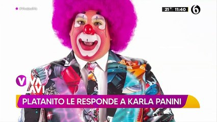 "Jamás mandé a maltratar a un amigo" :Platanito le responde a Karla Panini