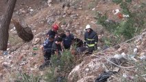 Antalya'da kayalık alana düşen şahsı kurtarma seferberliği