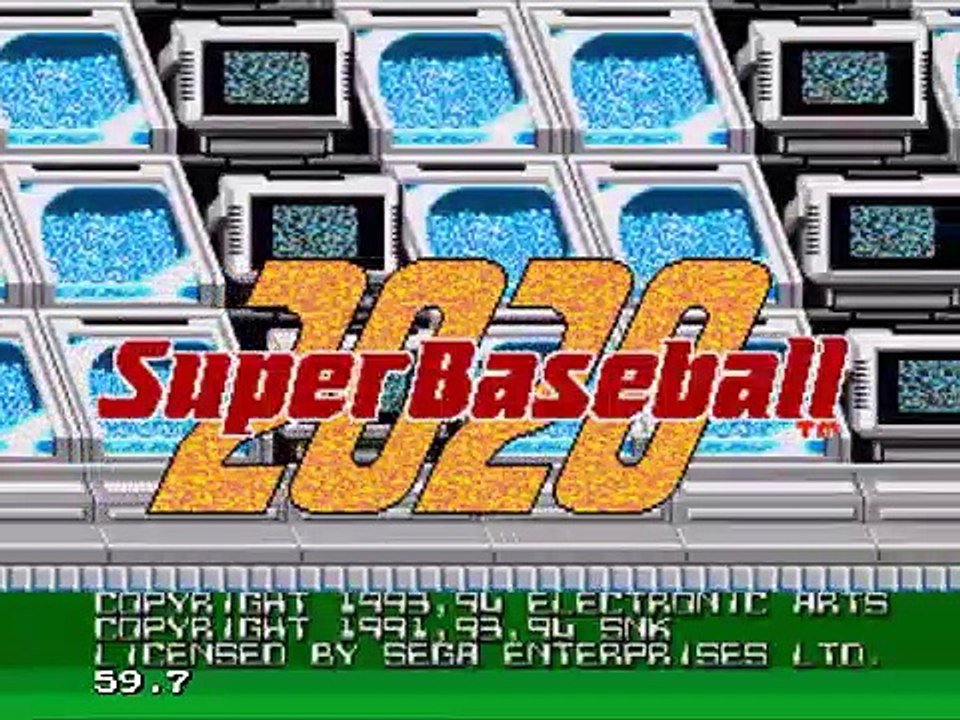 2020 Toshi Super Baseball Japan, Sega, Genesis, Mega Drive