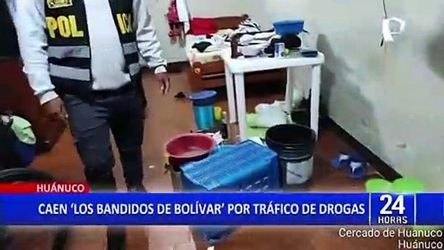 Huánuco: Detienen a “Los Bandidos de Bolívar” por tráfico de drogas