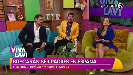 Cynthia Rodríguez y Carlos Rivera buscará ser padres en España