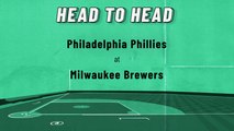 Philadelphia Phillies At Milwaukee Brewers: Moneyline, June 7, 2022