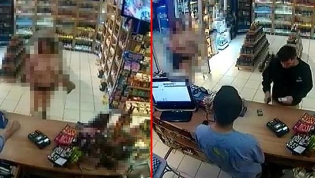 Tekel bayisine yarı çıplak giren kadın adli kontrol şartıyla serbest bırakıldı
