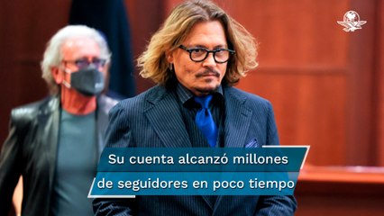 Johnny Depp abre su cuenta de TikTok; agradece a fans por su apoyo
